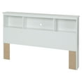 thumbnail image 3 of South Shore Crystal, Bookcase Headboard, Pure White, 3 of 7
