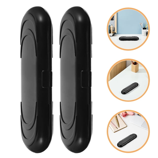 CHICHUMID 2Pcs Lightweight Black Plastic Arrowhead Carrying Case with Durable Hard Shell and Portable Design