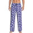 thumbnail image 1 of Balery Daisies Flowers Pantalones de pijama para hombre, pijama ultraligero, pantalón de descanso-Small, 1 of 6