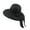 Black, variant on Sun Hats for Women Wide Brim Fashion Summer Bow Straw Foldable Hat Beach Protection Caps Sun Cap UV Protection