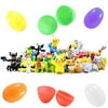 24 Pokemon Figures with Plastic Easter Eggs Ready To Fill Party Favor Bag Filler