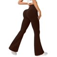thumbnail image 2 of Endives Womens Yoga Pants Flared Pants 2025 High Waist Yoga Pants High Waist Hip Lifting Fitness Pants Sports Pants Wide Leg Pants, 2 of 4