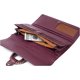 thumbnail image 4 of Cartera de mano de piel auténtica para mujer con decoración circular, tarjetero de identificación de gran capacidad, organizador 6922, 4 of 5