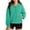 Mint Green, variant on RYRJJ Hoodies for Women Oversized Half Zip Drawstring Y2K Pullover Tops Casual Long Sleeve Fleece Lined Sweatshirt with Pockets(Army Green,L)