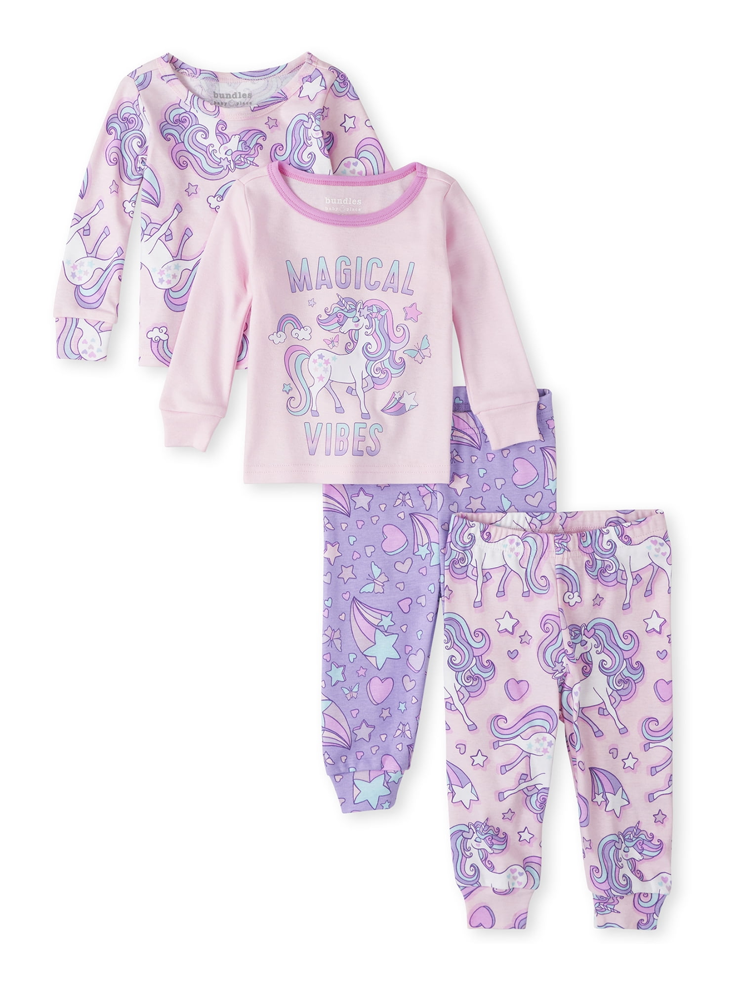 The Children's Place Baby & Toddler Girls Long Sleeve Snug Fit Cotton