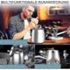 thumbnail image 3 of Stainless Steel Ashtray With Lid Outdoor Windproof Ashtray With Non-slip Base For Outdoor And Indoor Use, 3 of 5