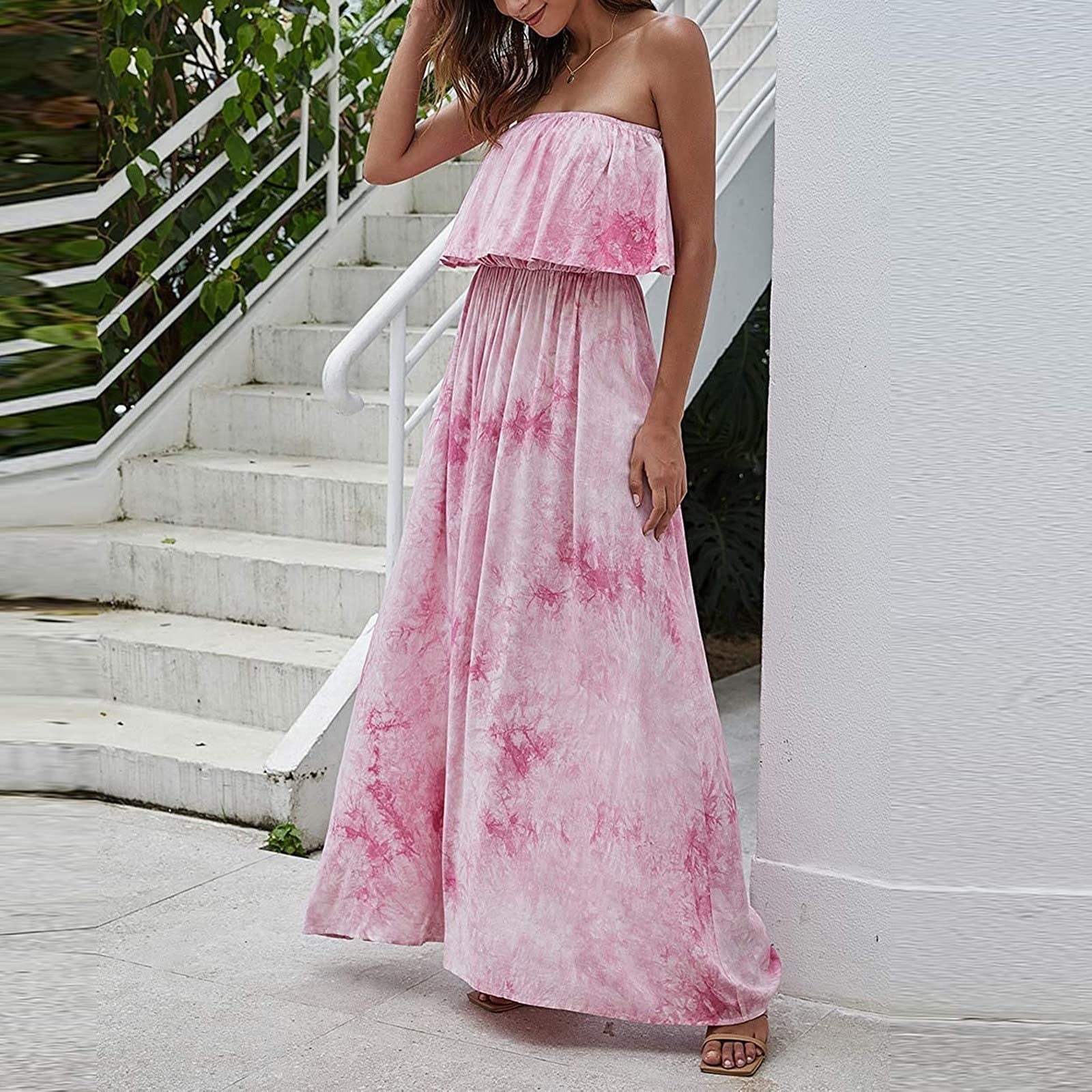 tube top beach dress