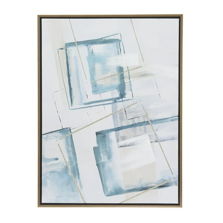 30  x 39  Geometric Framed Wall Art with Gold Frame  by CosmoLiving by Cosmopolitan