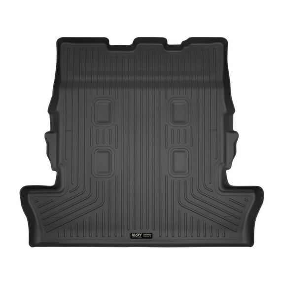 Husky Liners 25341 Weatherbeater Cargo Liner Fits 2013-2021 Lexus LX570, 2013-2021 Toyota Land Cruiser w/ 2nd Row Bench Seat Black