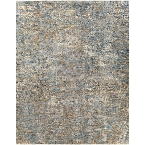 Boutique Rugs Gorokan Contemporary Area Rug - Navy, Denim, Cream - 9' x 12'2"