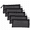 Black, variant on Konghyp 5Pcs Pencil Case, Portable Mesh Storage Pouch, Stain Resistant, Versatile Organizer for Office and Home, Lightweight Transparent Design, Ideal for Stationery and Supplies