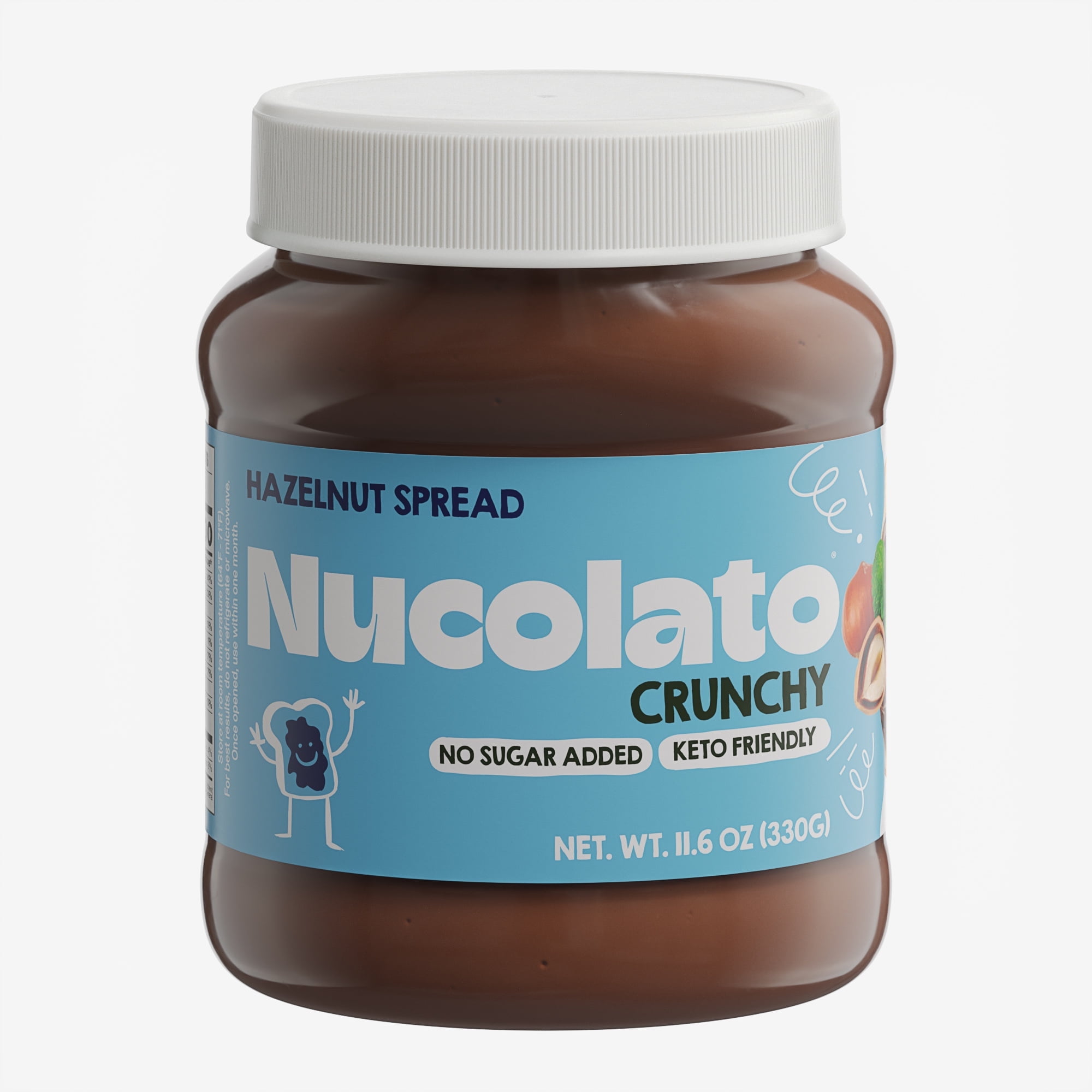 NutiLight - Healthy Alternative, Sugar Free Hazelnut Spread & Dark