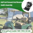thumbnail image 1 of Interruptor de Marcha Adelante y Atrás para Carrito de Golf 25396-G2 25259-G2 21744-G1 para Accesorios para Carritos de Golf Marathon 1989-1994, 1 of 6