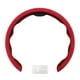 thumbnail image 1 of Funda para volante de cuero artificial PU ABS Protector de volante de automóvil Rojo 1 Pc, 1 of 6