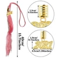 thumbnail image 2 of Mefallenssiah Academic Grade Graduation Tassels with Gold Pendants Graduation Grade Tasse, 2 of 2