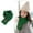 Green, variant on Warm Autumn and Winter Scarf, Small Scarf Knitted Scarf Simple Trend Of Women's Short Leather Scarf Label (100-135CM)