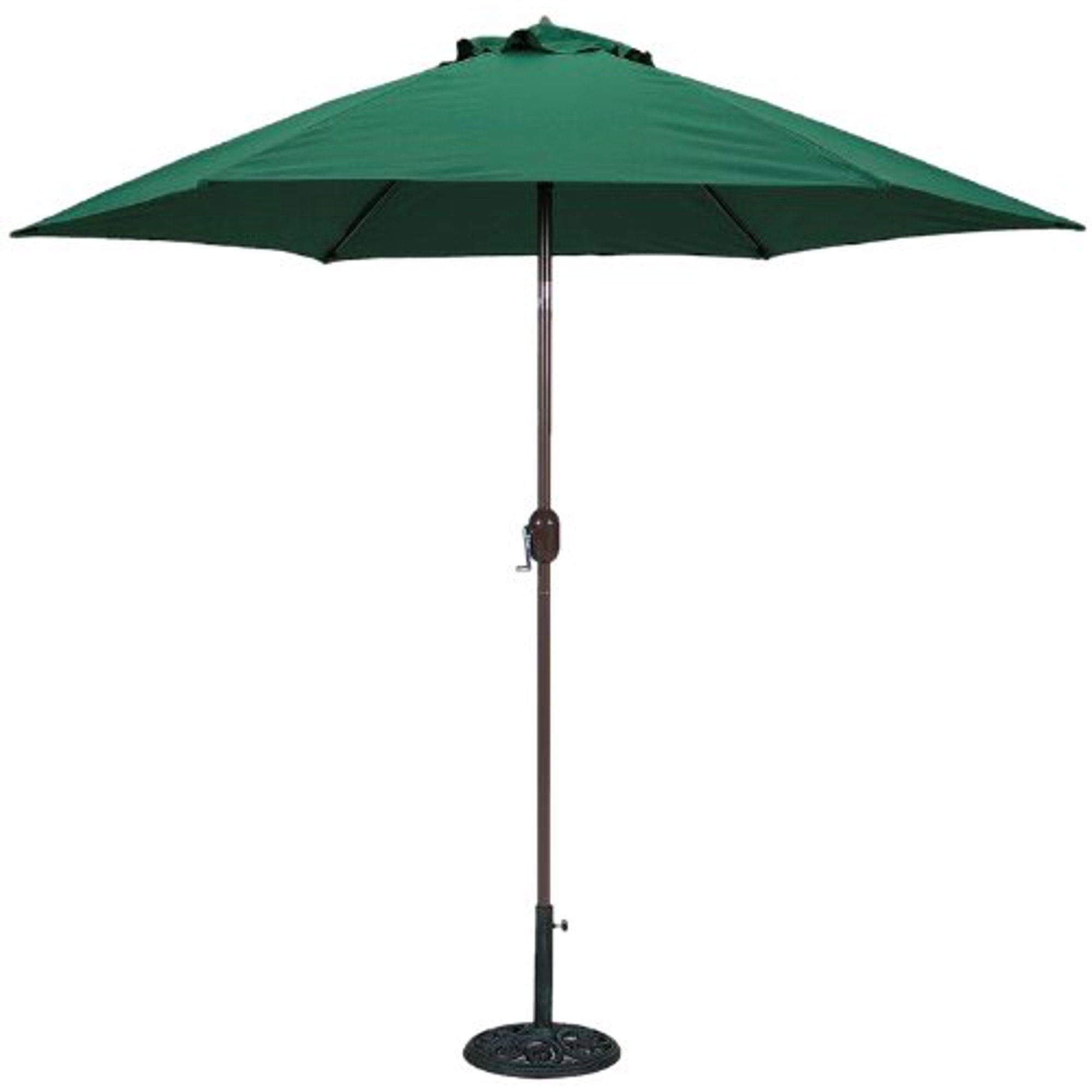 Tropishade 9 Ft Bronze Aluminum Market Umbrella With Green Polyester Cover Walmart Canada