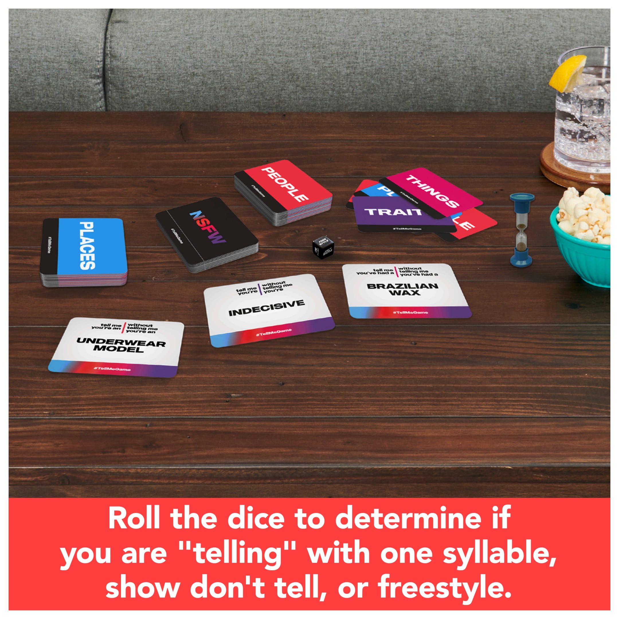Tell Me Without Telling Me, Party Card Game, for Adults Ages 18 and up