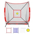 thumbnail image 1 of Red de béisbol Zonlolo de 6 x 6 pies con 3 objetivos portátil para niños, 1 of 6