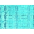 thumbnail image 1 of Ahgly Company Indoor Rectangle Oriental Turquoise Blue Industrial Area Rugs, 2' x 4', 1 of 4