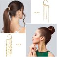 thumbnail image 5 of 30PCS DIY Ear Cuffs Earrings for Women, Non Piercing Ear Wraps Earrings, Clip on Ear Cuff Earrings, 7 Holes for Jewelry, DIY Jewelry Making Accessories for Earrings -Gold, 5 of 5