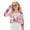 Axolotl Strawberry Flower Pink, variant on Stylish Girls Crop Top Long Sleeve Crewneck Cropped Sweatshirt Comfy Sweater for Fall Winter Fashion Age 11-12 Kids Youth Teens, Snowman Snowflake Violet