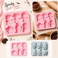 thumbnail image 4 of Halloween Decorations Baking Mold, Halloween Cake Mold for Chocolate Dessert Making, Halloween Decor Baking Supplies for Party Treats,Holiday Baking Accessories and Halloween Celebration Preparation, 4 of 8