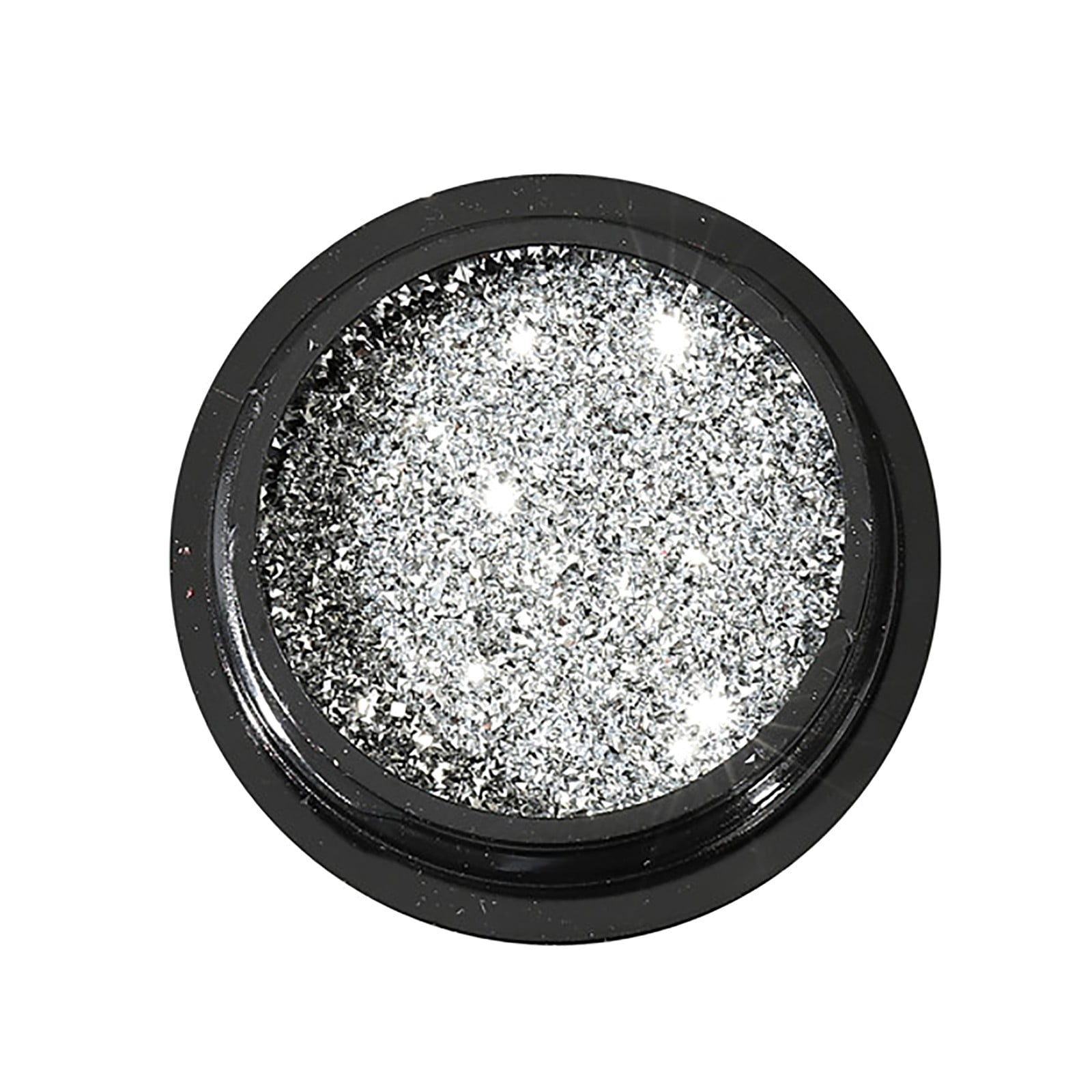 Tecanne Sparkling Diamond Nail Powder Laser Silver Reflective Nail