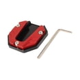 thumbnail image 1 of DYNWAVECA Moto Kickstand Pad Extender Plaque Vélo Extension Agrandisseur pour N1S Rouge, 1 of 7