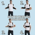thumbnail image 2 of Teeuard Adjustable Posture Corrector for Men & Women - Lumbar, Neck, Shoulder Pain Relief Back Brace, Full Back Support, Prevent Scoliosis & Hunchback Belt, 2 of 7