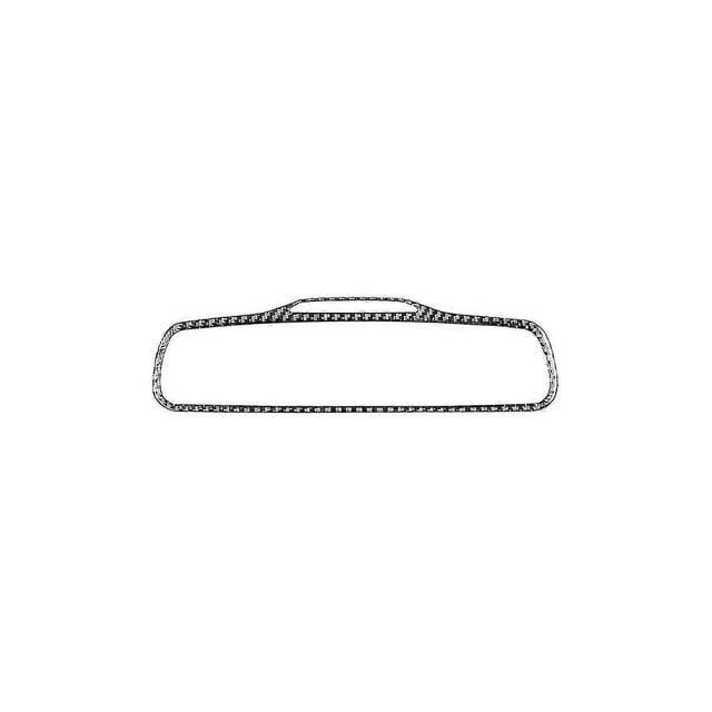 Car Inner Rearview Mirror Cover Trim Decorative Sticker Carbon Fiber For Xc90 2003-2014 Accessories
