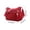 Red, variant on Sling Bag, Nylon Small Crossbody Bags for Women, Multi Pocket Large Capacity Shoulder Bag Lightweight Crescent Tote Bag Adjustable Strap Satchel Purse for Commute Travel Shopping