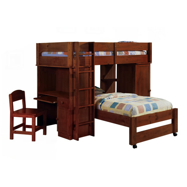 America Boyd Cottage Wood Loft Bed, Furniture Of America Bunk Bed Assembly Instructions