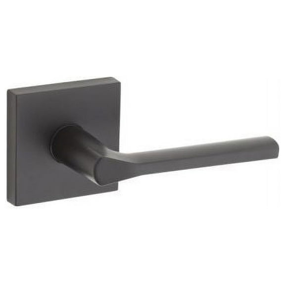 Kwikset 968LSLSQT-514 Lisbon Lever with Square Rose Interior Dummy Handleset Trim Venetian Bronze Finish