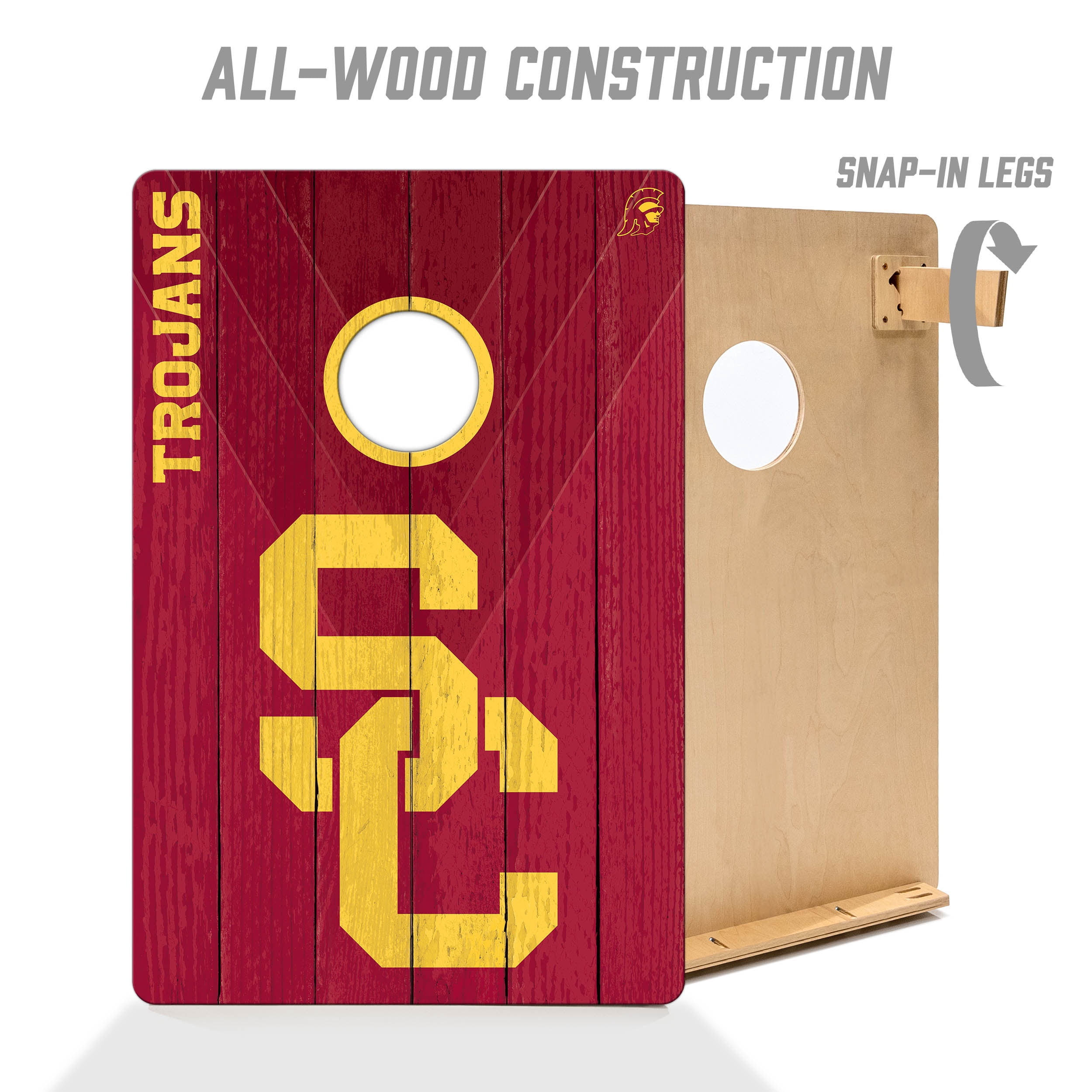 YouTheFan NCAA USC Trojans 2' x 3' Cornhole Game No Bags