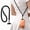 Black, variant on Atzeste Phone Lanyard with Tether Tab, 15.7-31.5in Adjustable Crossbody/Neck Strap, 7mm Durable, Universal Cell Phone Multifunctional Lanyard Compatible with iPhone & Android Smartphones, Beige