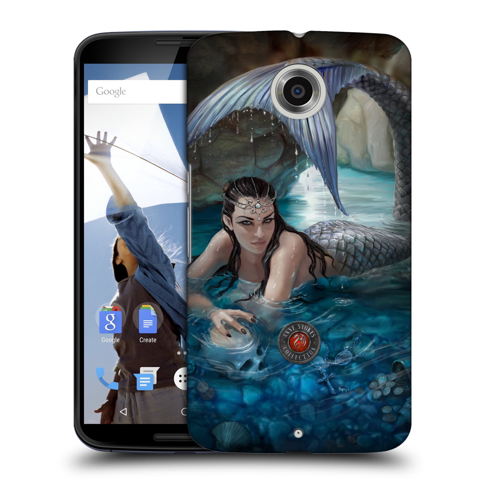 OFFICIAL ANNE STOKES MERMAID AND ANGELS HARD BACK CASE FOR ...