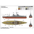thumbnail image 3 of Trumpeter HMS Dreadnought British Battleship 1907 Model Kit (1/700 Scale) Multi-Colored, 3 of 6