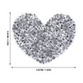 thumbnail image 3 of 12pcs Coeur Strass Patchs Appliques Vêtements Réparation Décoration Patchs, 3 of 6