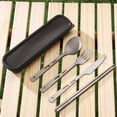 thumbnail image 4 of Outdoor Titanium Cutlery Set, Versatile Titanium Knife Fork Spoon Chopsticks  for Camping, 4 of 7