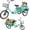 green, variant on ICEEIF 20 Inch Adult Tricycle, 3-Wheel Cruiser Bike for Women, Men and Seniors, Passenger and Cargo Trike with Front Basket, Low Step-Through Bicycle for Shopping, Recreation and Outdoor Riding
