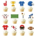 thumbnail image 3 of Football Theme Party Supplies - Including HAPPY BIRTHDAY Banner, Football Foil Balloons, Cake Topper, Tablecloth, Balloons for Game Day, and Football Birthday party Decorations, 3 of 7