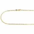 thumbnail image 3 of 10k Yellow Gold Moon Cut Style Link New Solid Chain Necklace 2mm 28", 3 of 5