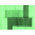 thumbnail image 1 of Ahgly Company Indoor Rectangle Abstract Emerald Green Contemporary Area Rugs, 6' x 9', 1 of 4