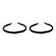 thumbnail image 1 of Sonducket Accesorios para el cabello, diadema hecha a mano para mujer, accesorios de estilismo giratorios simples, diadema ajustable, suministros Negro 2Conjunto, 1 of 6