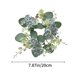 thumbnail image 3 of Guirnalda de Hortensias para Velas | Corona Floral Artificial de Plástico para Velas Cilíndricas y En Lata | Decoración de Mesa En Blanco, Rosa y Azul | Centro de Mesa para Fiestas | Decoración para, 3 of 6