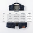 thumbnail image 3 of Vmvidoty Women's Denim Vest Cropped Classic Sleeveless Jean Vest Jackets With Pockets E_Blue L, 3 of 9