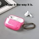 thumbnail image 2 of Funda Elago compatible con AirPods Pro, TPU transparente, rosa neón, 2 of 9