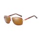 thumbnail image 1 of Gafas de sol polarizadas de montura media para hombre One Piece (Tea Piece con marco rojo y marco dorado) Marco de metal Al-mg Super Light Uv400, 1 of 5