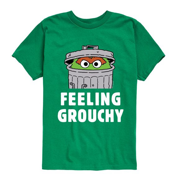 Sesame Street - Feeling Grouchy - Toddler and Youth Short Sleeve Graphic T-Shirt